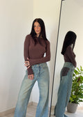 Maglia Adèle Marrone