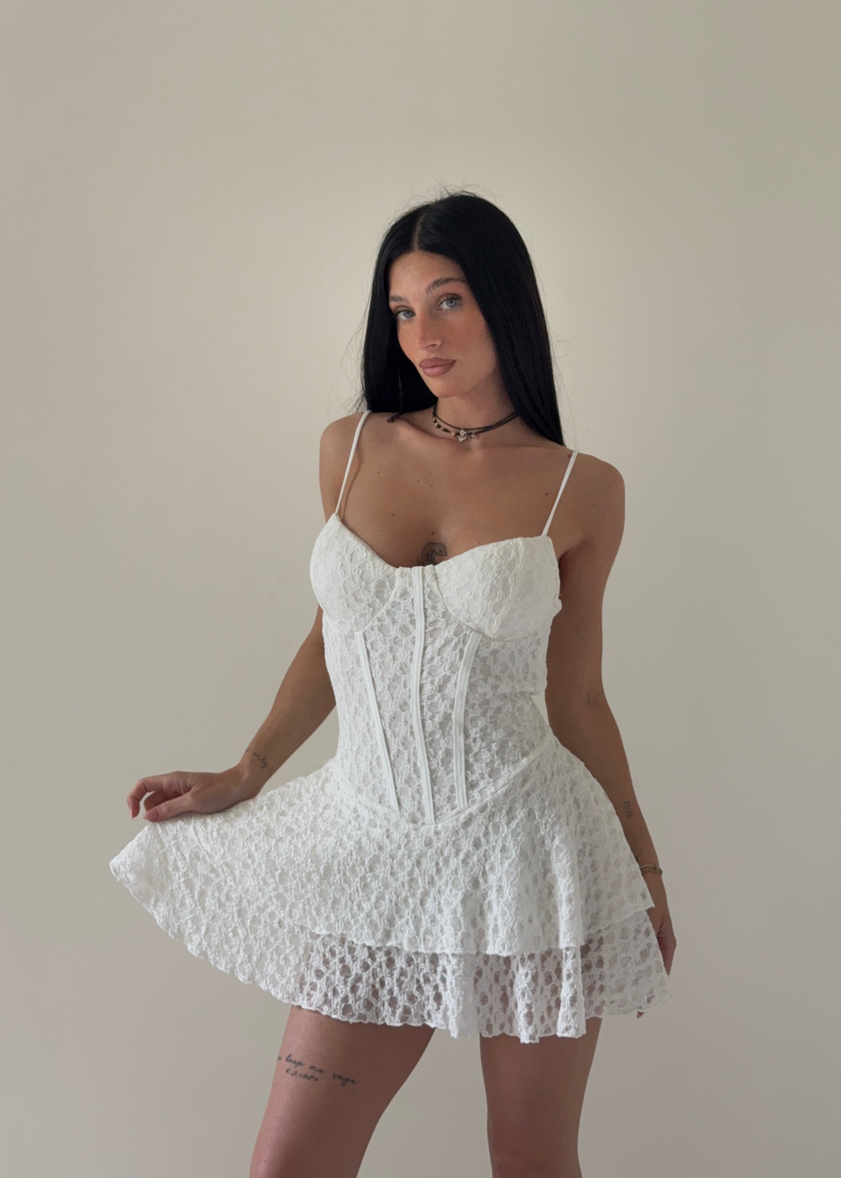 Abito Candy Bianco