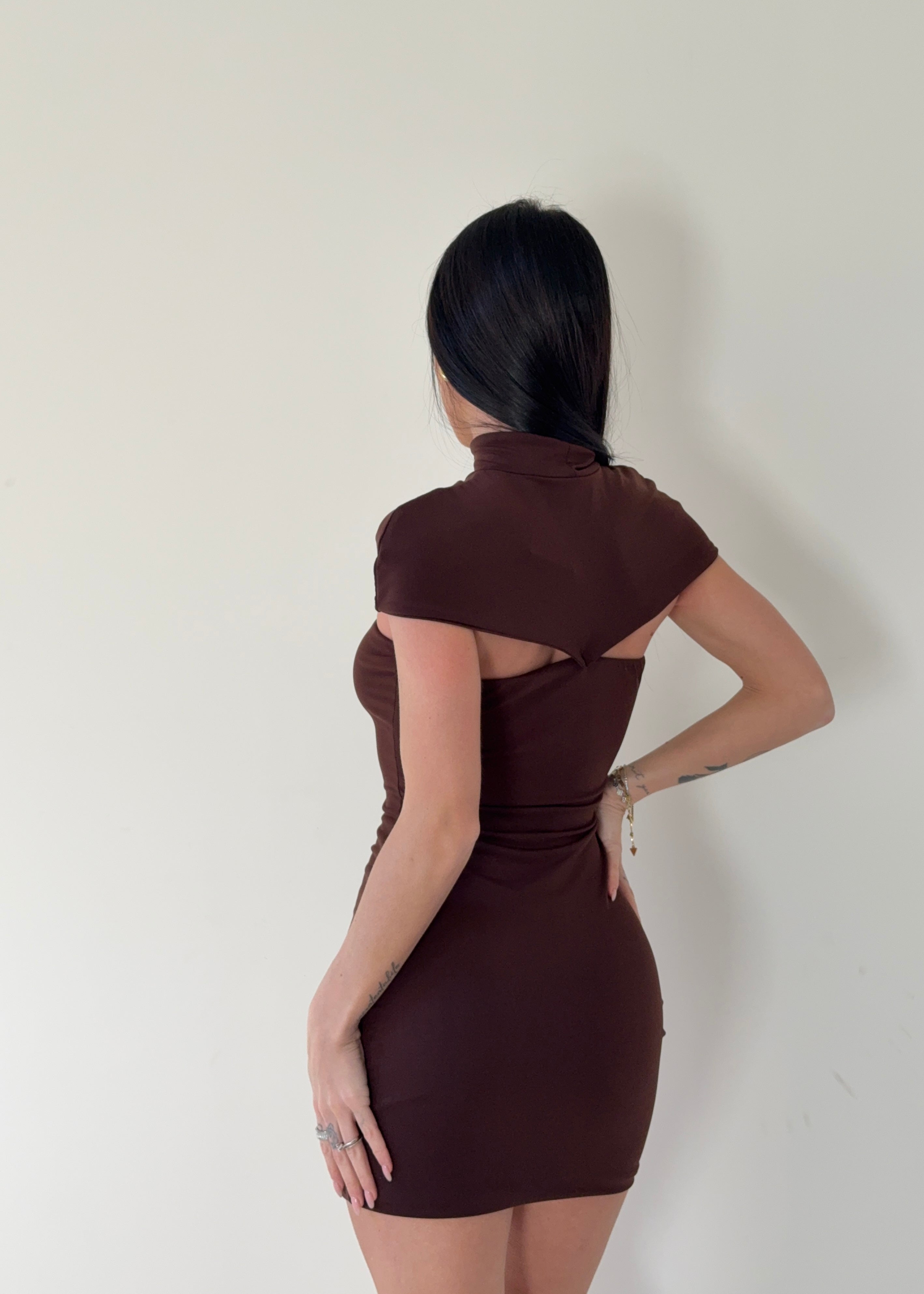 Mini Dress Essential Brown