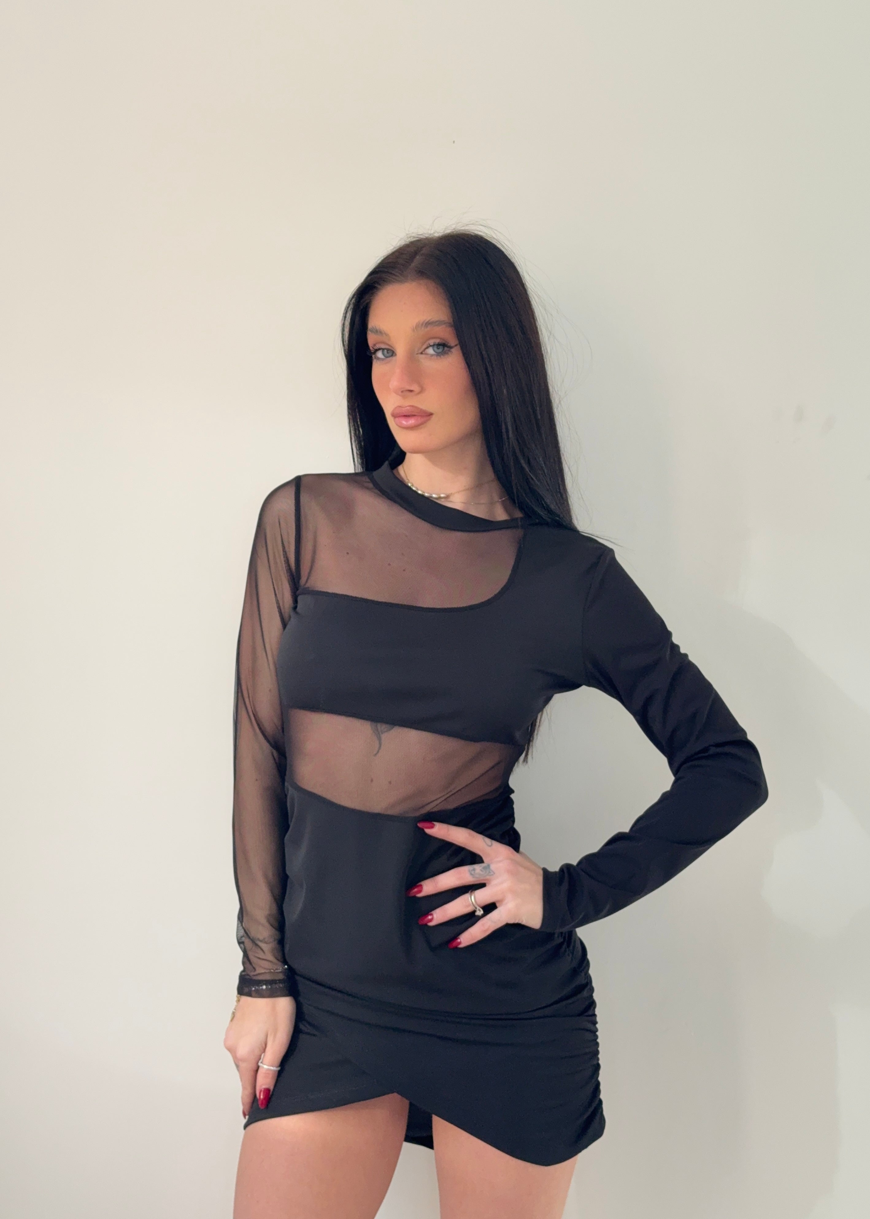 Mini Dress Nero Luna