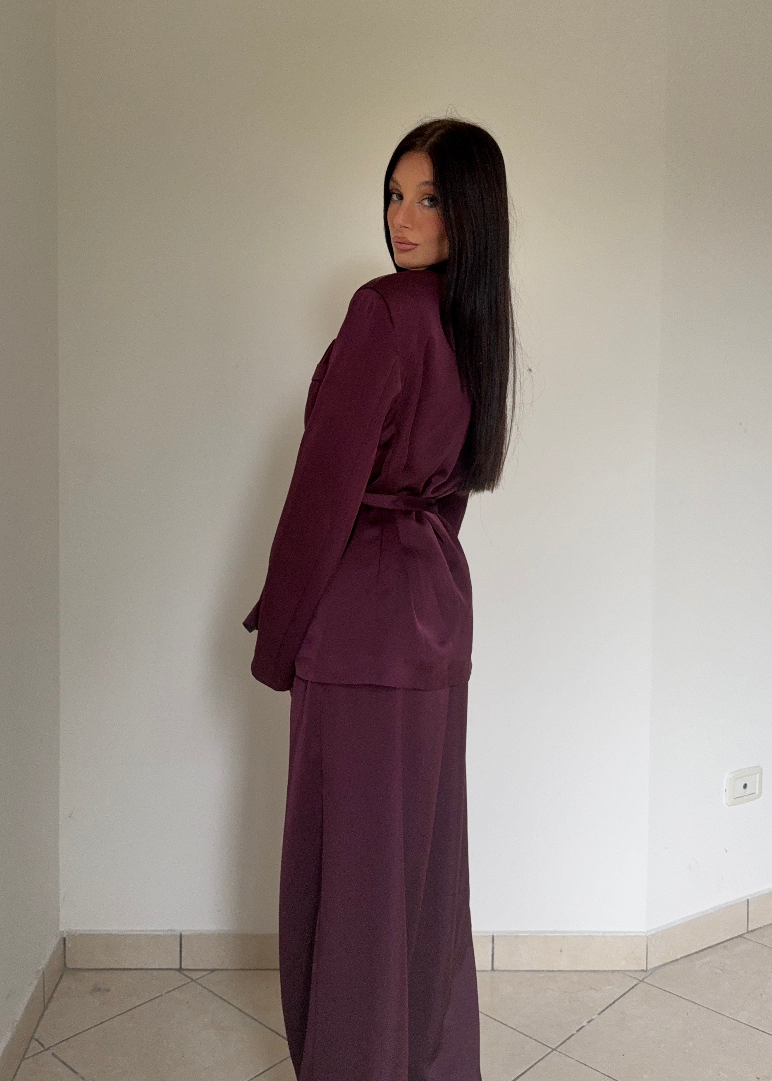 Tailleur Bordeaux