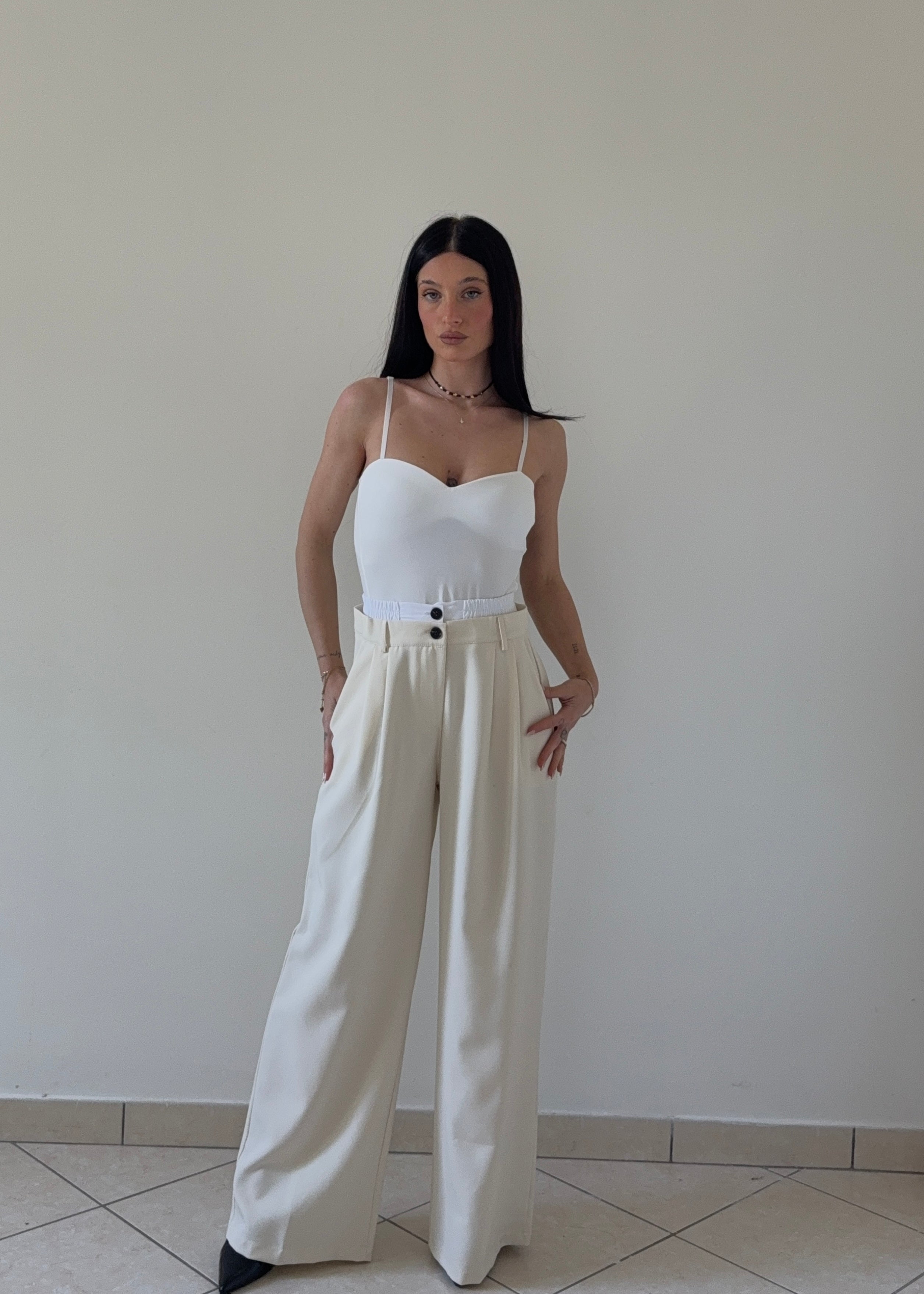 Pantalone Crema