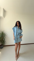 Blue Denim Skirt