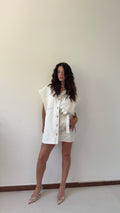 Camicione Jeans Panna