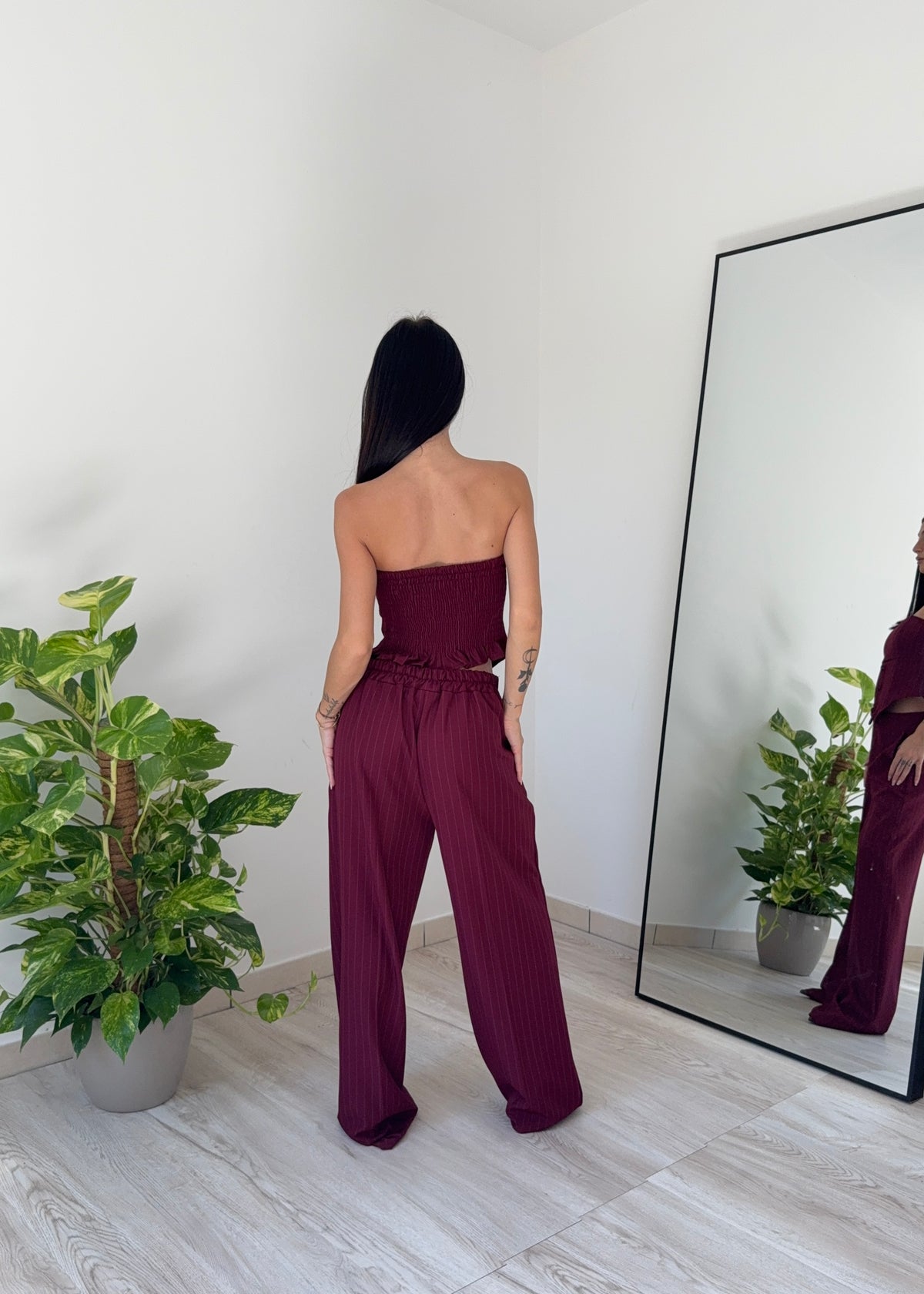 Set Virginia bordeaux