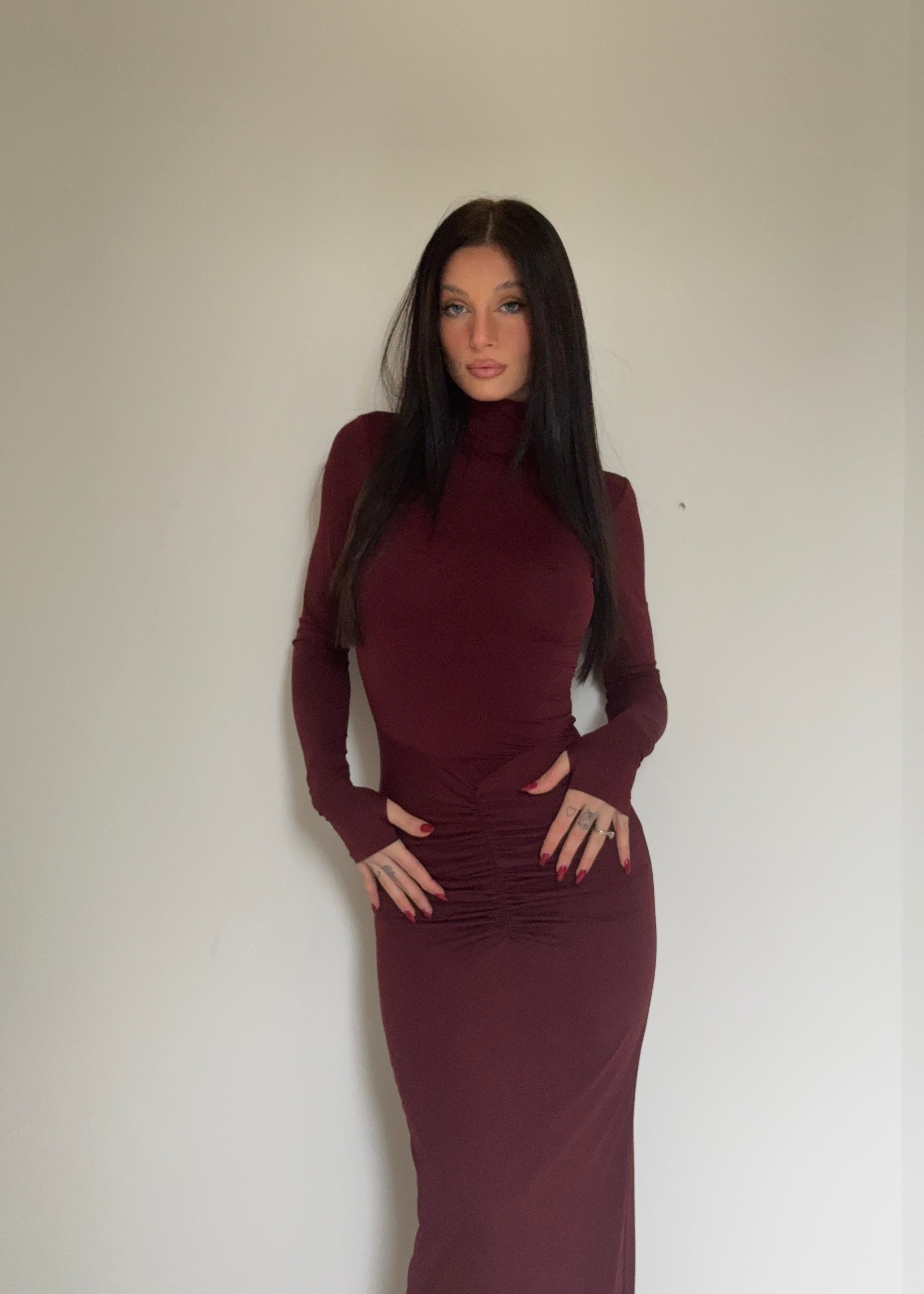 Abito Bordeaux Aurora