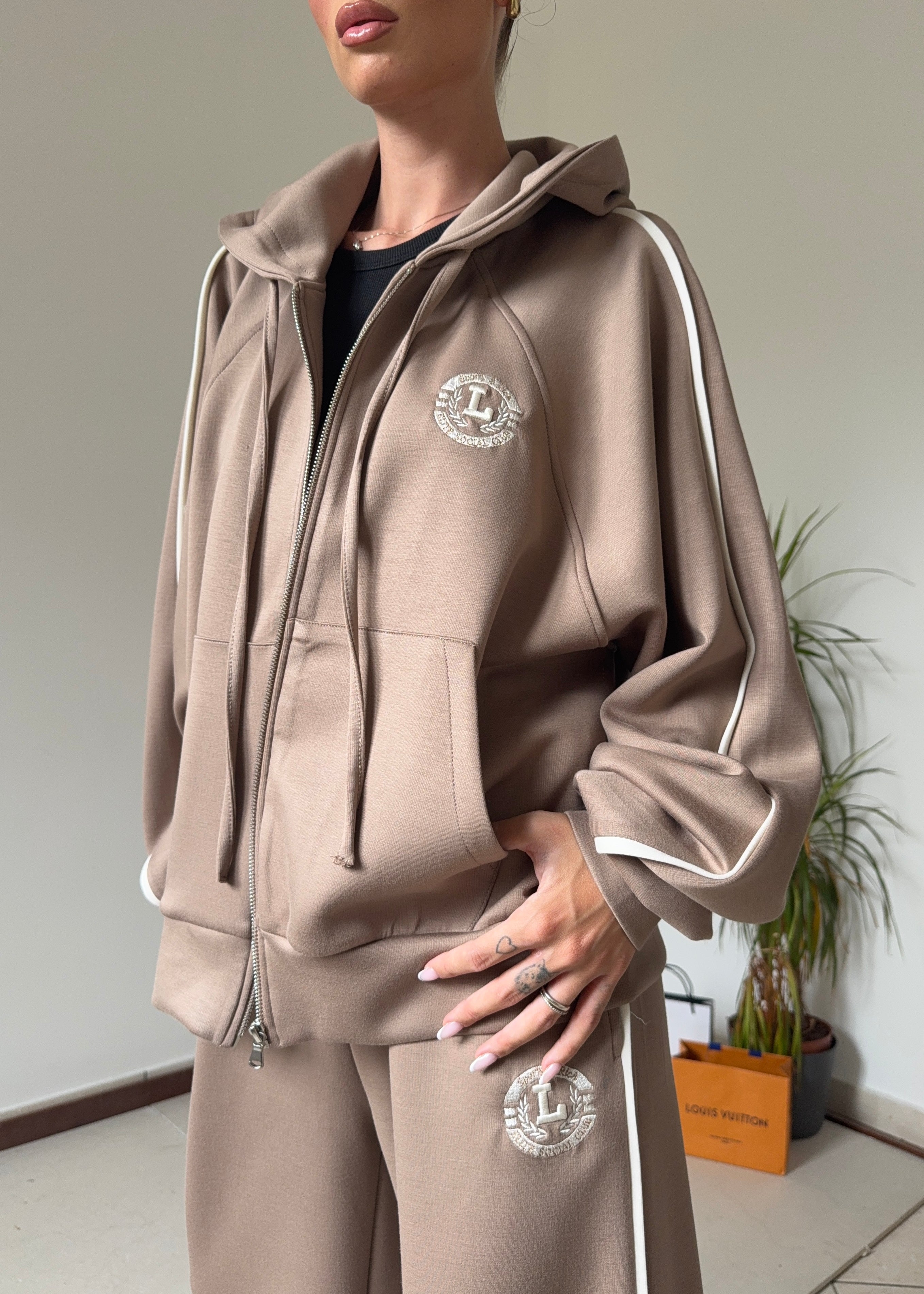 Felpa Cammello By Lumina