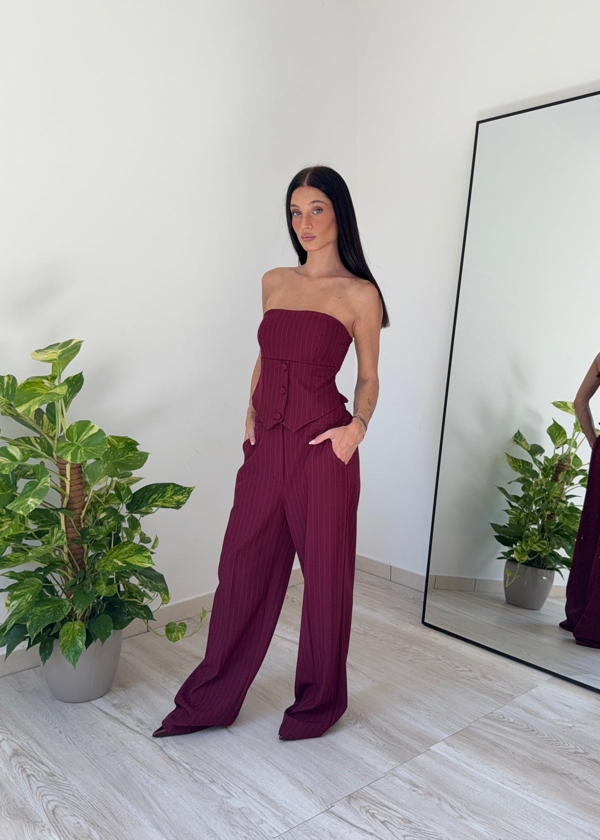 Set Virginia bordeaux