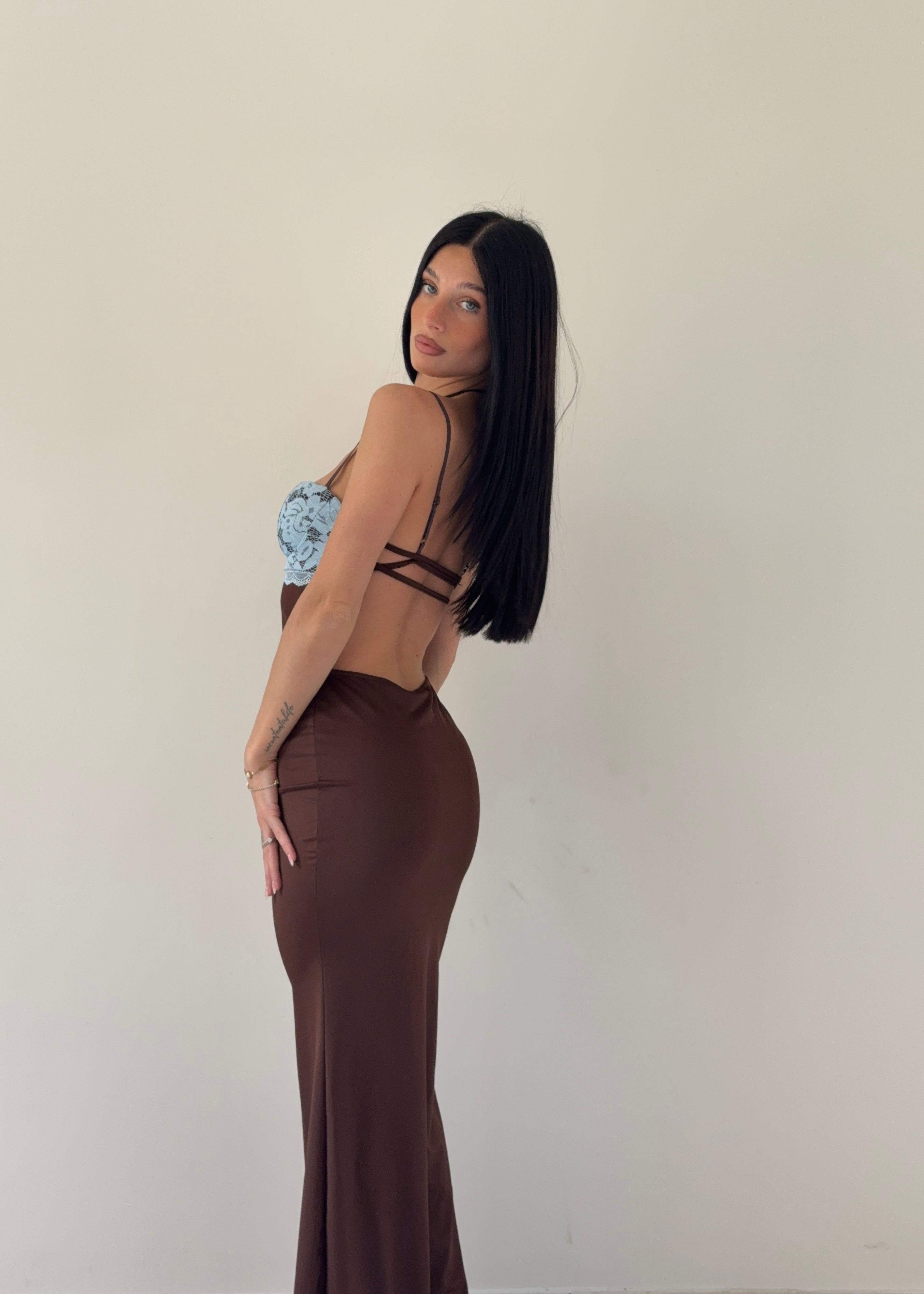 Abito Sandy Marrone