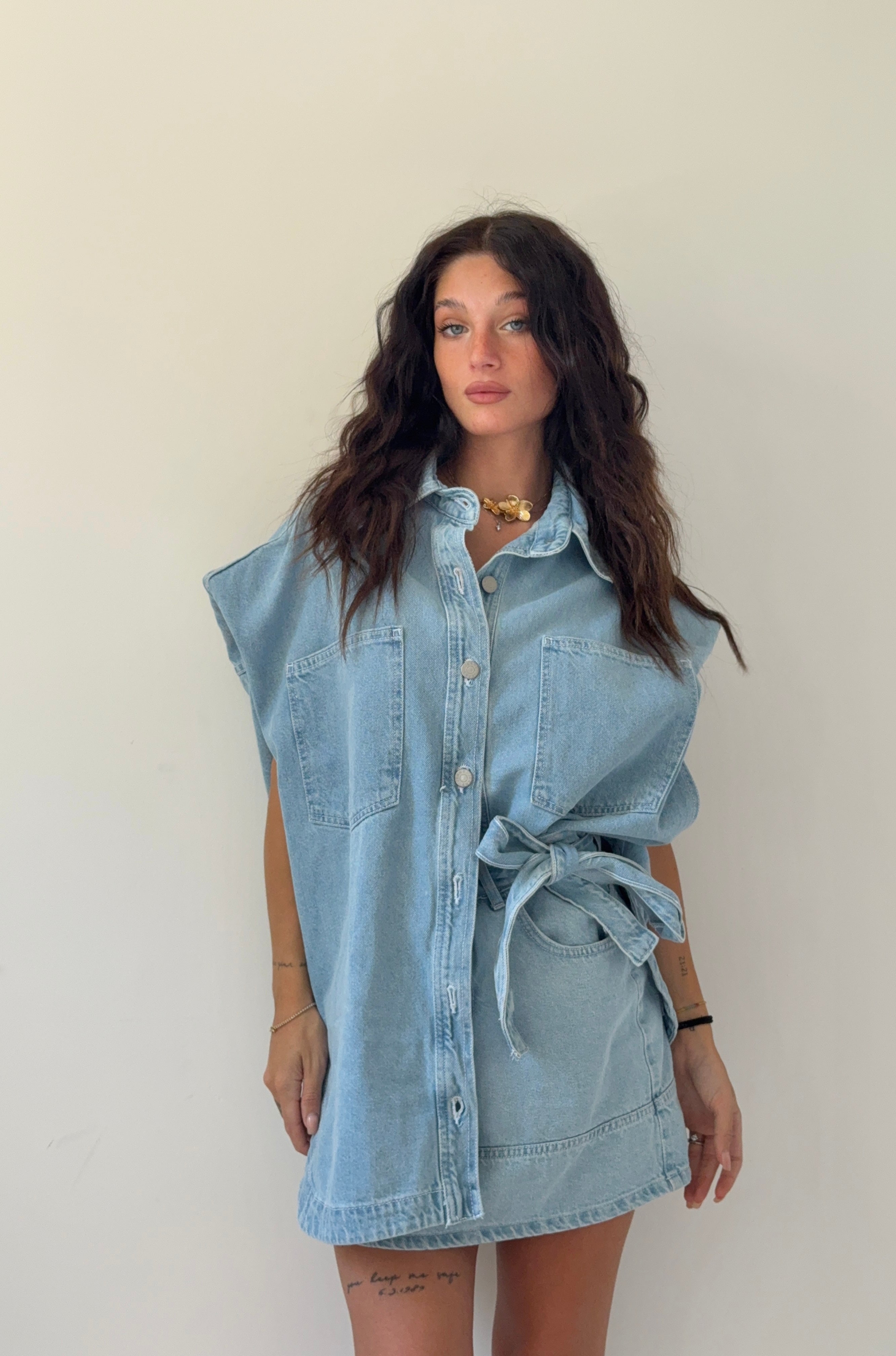 Gonna Jeans Blu