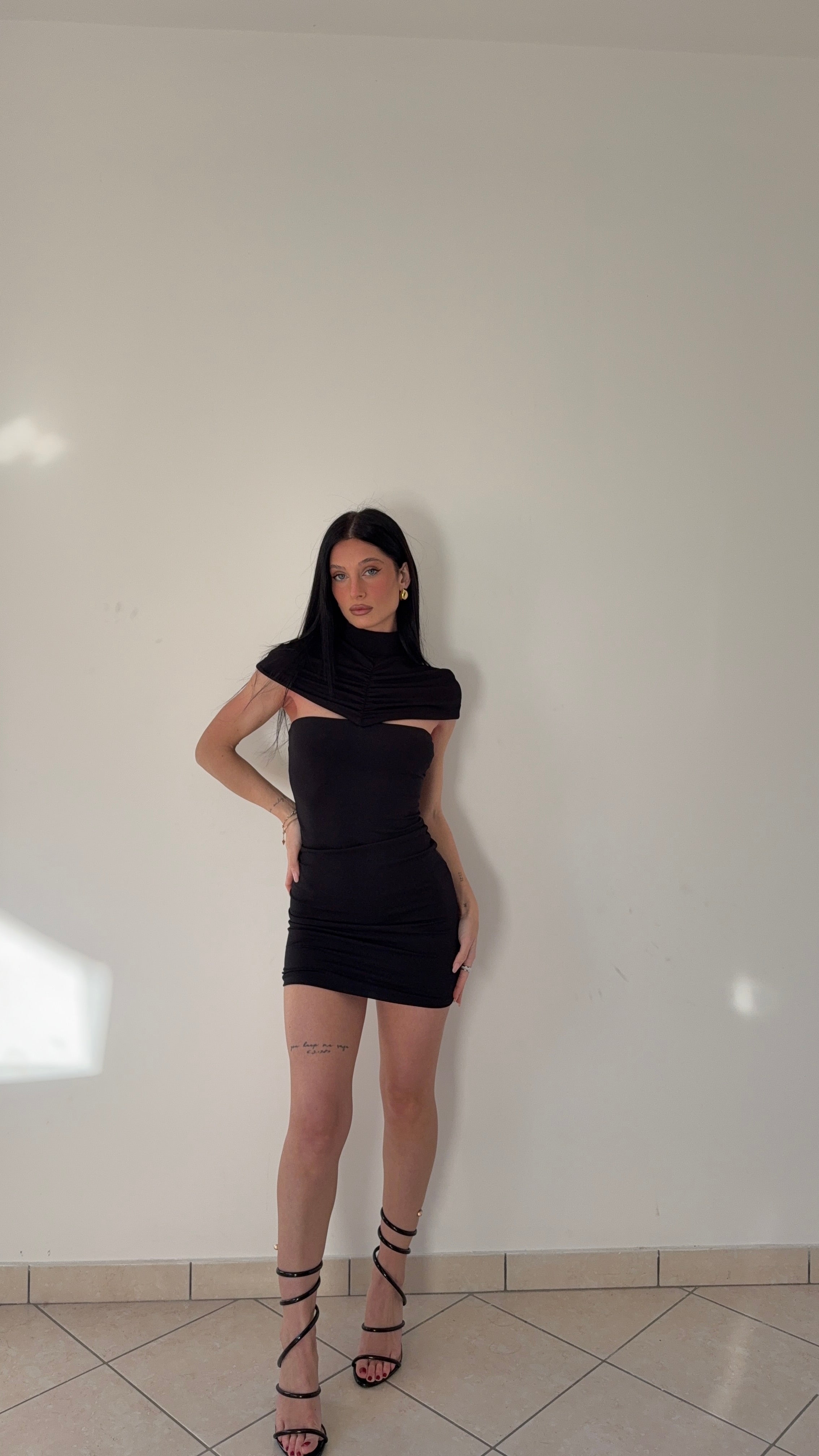 Mini Dress Essential Nero