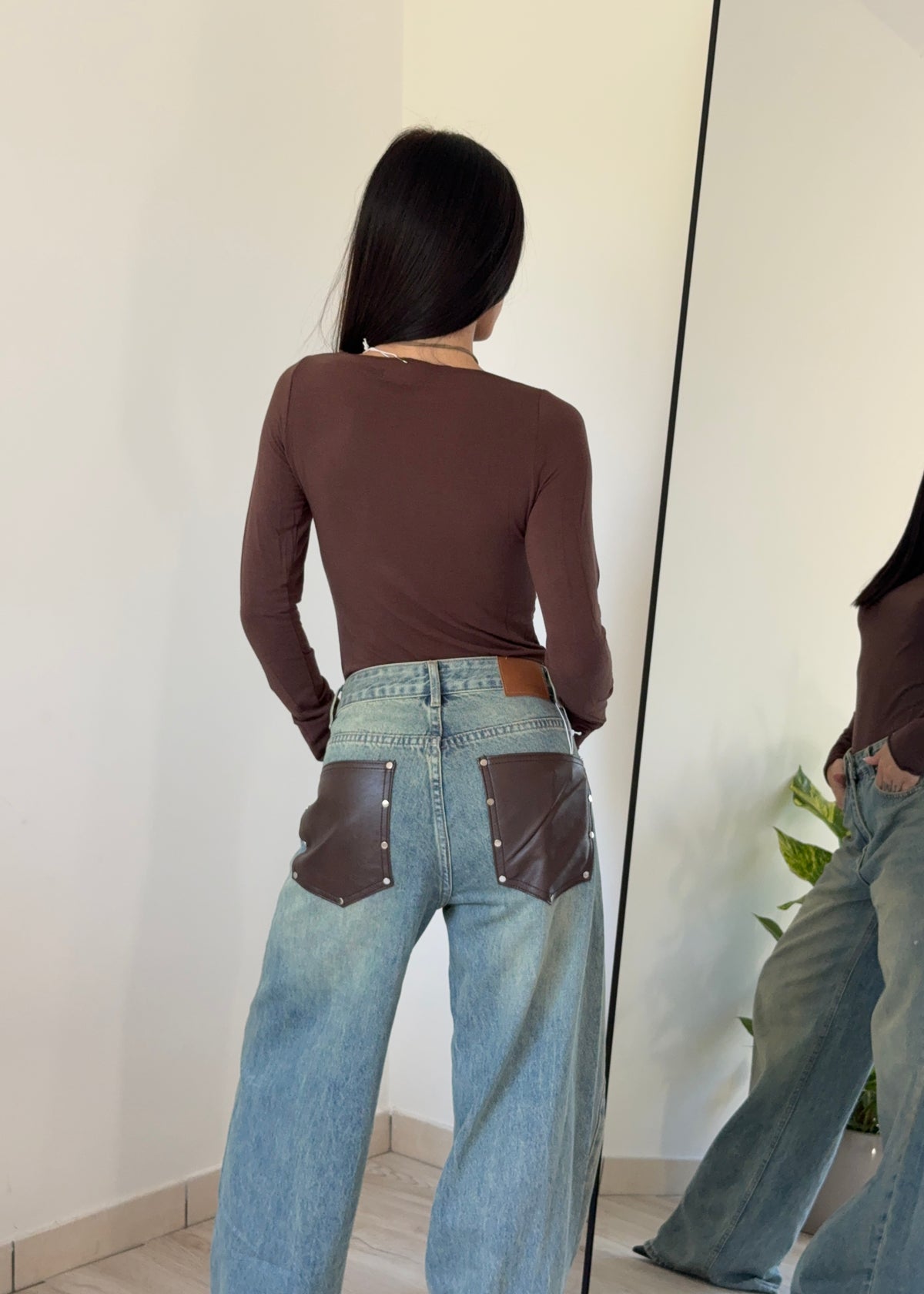 Maglia Adèle Marrone