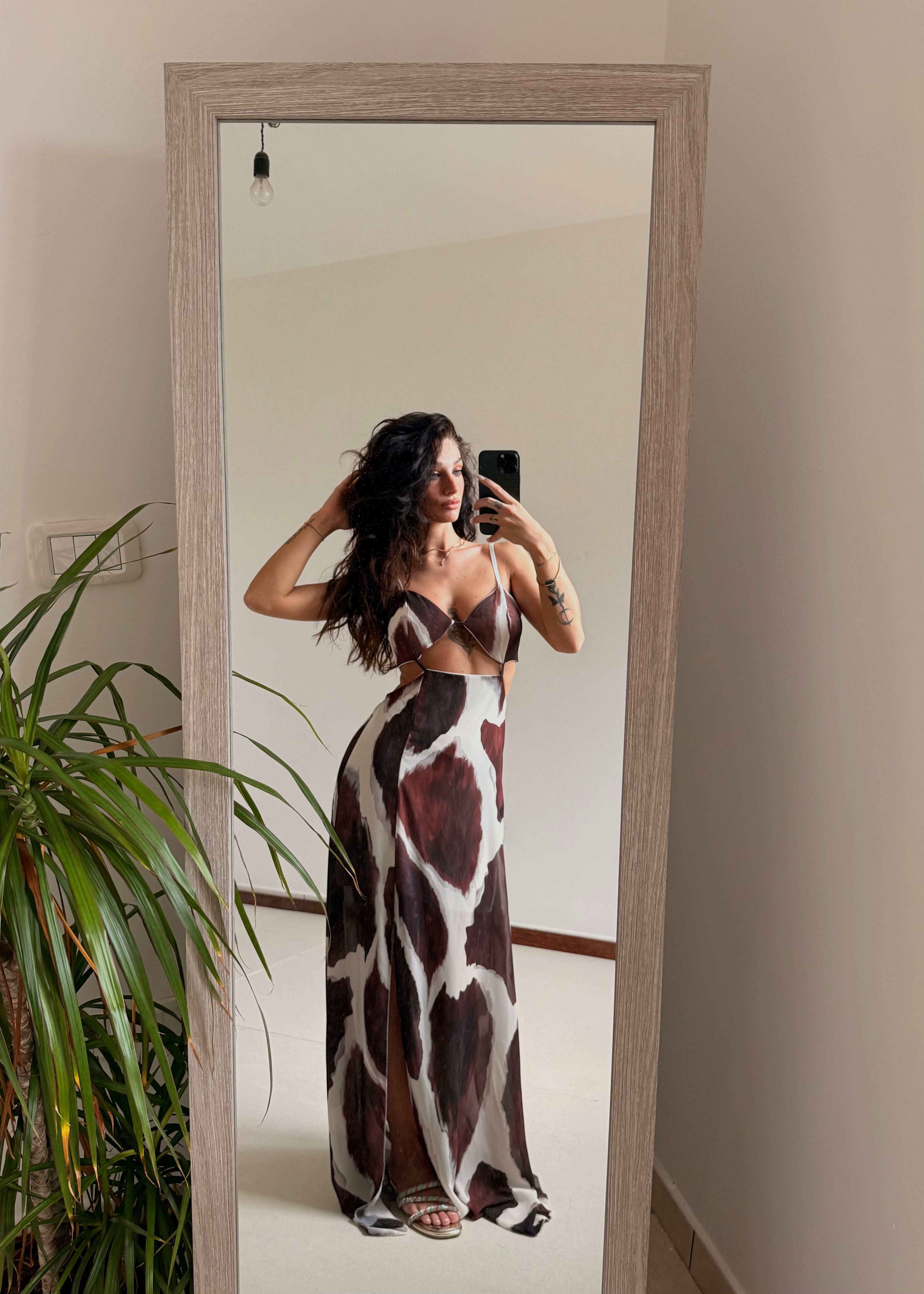 Abito Wild Marrone