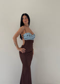 Abito Sandy Marrone
