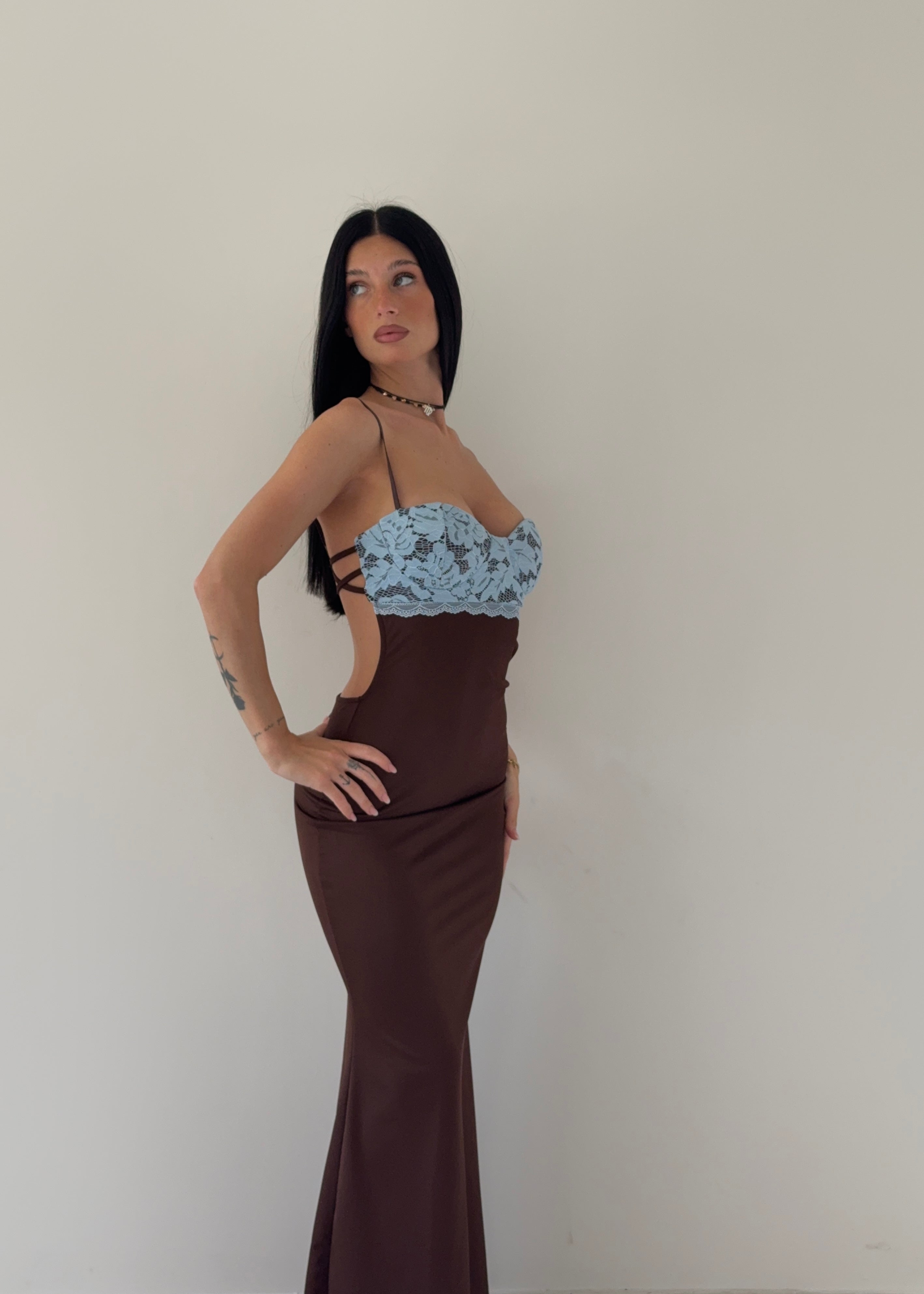 Abito Sandy Marrone